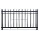 6ftx8ft Black Metal Garden Fences Prices With Galvanized Steel And Bolts Nuts