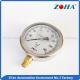 Lead Free Oil Filled Fuel Pressure Gauge , Liquid Filled Oil Pressure Gauge ±1.5%