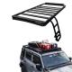 2023 Newest Solar Panel Aluminium Roof Top Tent Rack for Pick Up Hard Shell Tank 840*400*320mm