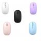 ETEK 2.4G Wireless Mouse 1200DPI Clicks 5-Color Options 1-AA Battery Powered White Pink Purple Blue Black