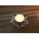 Home decor candle,3 hours tealight candle with star  holder