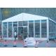 Glass Sidewalls Aluminium Frame Tent Fashionable Style 500-700 People Capacity