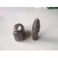 Tungsten Carbide Bullet Teeth Rock Auger C21 Teeth 19mm Trencher In Black