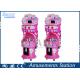 Pink Amusement Game Machines , Commercial Automatic Cotton Candy Machine