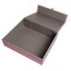 Custom Cardboard Foldable Collapsible Pink Color Magnetic Gift Paper Packaging Boxes