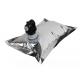 Customized Aluminum Foil BIB Bags In Box With Spigot Transparent For Juice