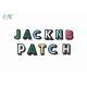 Colorful Custom Chenille Patches Embroidered Letter Iron On Non Woven Patches