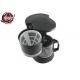 Custom Black 1.2L Mini Coffee Machine With Jug 225*180*295mm RoHS ETL Approved