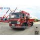 Foton Rowor 4x2 5 - 7 Ton Hydraulic Telescopic Boom Truck Mounted Crane