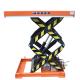 1000kgs Hydraulic Scissor Lift Table Orange Heavy Duty Scissor Lift
