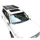 1889*1225mm Anodic Oxidated Surface Steel Aluminum Black Roof Rack for Y60 SUV Car Bar 4x4