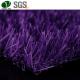 Garden Playground Purple Artificial Grass Natural Looking Plastic Material