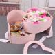 Exquisite Gift Packaging Boxes Romantic Round Double Layer Rotating Soap Flower Box