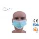 Medical Disposable Face Mask Three Layers Green Adults Sterile Mask