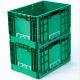 PP Warehouse Stackable Storage Containers Folding Plastic Turnover Crate Box 400*300*230mm