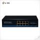8 Port 10/100/1000T Smart Network PoE Ethernet Switch With 1000BASE SFP