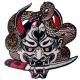 Iron On Hannya Oni Mask Custom Embroider Patch Clothing Accessories