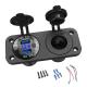 Dual QC3.0 36W USB ABS PC Aluminium Car Charger Socket Waterproof