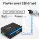 Gigabit 5 Port Ethernet POE Fiber Switch 120W Budget Unmanaged Industrial SFP Slot