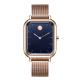 OEM Logo Luxury Wrist Watch Mens Quartz Movement Waterproof Square Watch