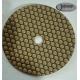 7 Inch Honeycomb Dry Diamond Polishing Pads For Stone Surface Super Soft Type