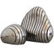 Speckled Stone Stainless Steel Sculpture Hollow Metal Outdoor Statues Sculptures