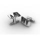 Tagor Jewelry Top Quality Trendy Classic Men's Gift 316L Stainless Steel Cuff Links ADC75