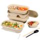 Biodegradable Sugarcane Bagasse Food Container Bamboo Pulp Food Container Boxes