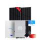 Hot sale photovoltaic pv complete inverter hybrid set 5kw power energy storage solar system for home