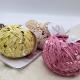 55% Cotton 3MM 6MM Sequin Yarn Fancy Design With Paillettes For Hand Made DIY Projects