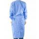 Non Woven Disposable SMS Surgical Gown 35g With Short Collar