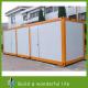 china hot sale steel frame folding prefab container home