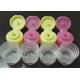 Reusable Plastic Flip Top Caps Various Color Smooth Closure Screw On Type