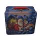 Retro Large Tin Lunch Boxes Holiday Food Christmas Gift Tins Empty