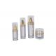 Elegant Cosmetic Personal Care Packaging Set 50g Cream Jar 30-50-100ml Acrylic Gold Pump Lotion Bottle