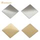 Sustainable Hairline Decorative Stainless Steel Sheet Sandblasted Silver Gold Color
