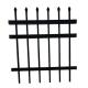 5ft Durable Rust-Resistant Tubular Steel Fence Modern Design For Enhanced Security And Longevity