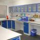 Full Steel Chemistry Lab Working Table Biotechnology Lab Wall Benche With Sink