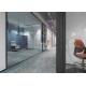 Office Partition Walls Redefining Workspace Design For Modern 108mm Thickness Frameless Or Framed