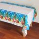 Waterproof Airlaid Christmas Paper Table Covers OEM SGS Listed