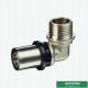 Customized Male Threaded Elbow Compression Brass Press Union Fittings For Pex Aluminum Pex Pipe