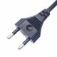 2 Pin Thailand Power Cord , 6A 250V TISI Approval AC Power Cord
