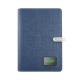 Moistureproof Power Bank Smart Notebook , Leather Notepad With Wireless Charger