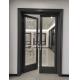Weather Resistant Insulated Aluminium Double Glass Swing Door For Homes / Offices