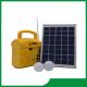 10w solar lighting kits with 2 LED lamps, phone charger, FM radio solar lighting kits for hot sale