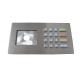 IP67 colourful backlit stainless steel keypad usb numeric keypads with LCD