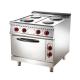 Commercial Aomei Electric Cooking Range with 4 Square Hot Plates and Oven Model FEC-94EO