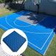Outdoor PP Noise Reduction Modular Sport Tiles For 3x3 Backyard Basketball Court