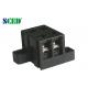 9.50mm Screw Barrier 2 Poles Panel Mount Terminal Block Electrical 300V 20A