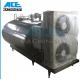 2000L Sanitary to 5000L (elliptical milk cooling tank) Horizontal Milk Cooling